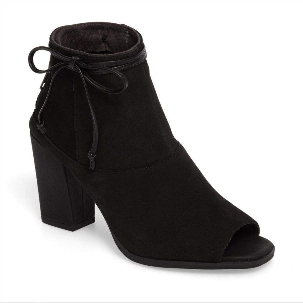 Seychelles Triple Threat ankle boots open toe 7.5 - Picture 1 of 5